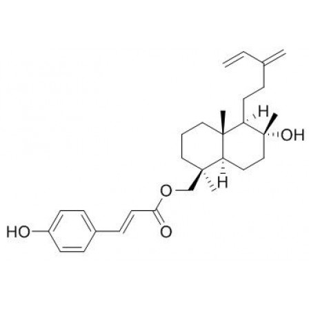 8alpha-Hydroxylabda-13(16),14-dien-19-yl P-hydroxycinnamate 8alpha-Hydroxylabda-13(16),14-dien-19-yl P-hydroxycinnamate