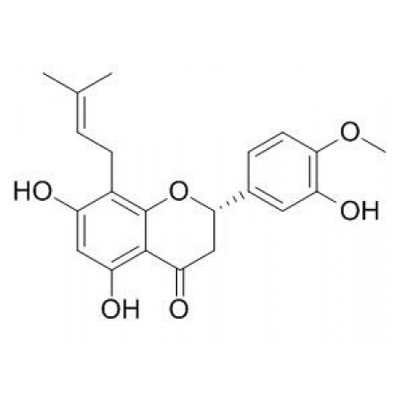 5,7,3'-Trihydroxy-4'-methoxy-8-prenylflavanone