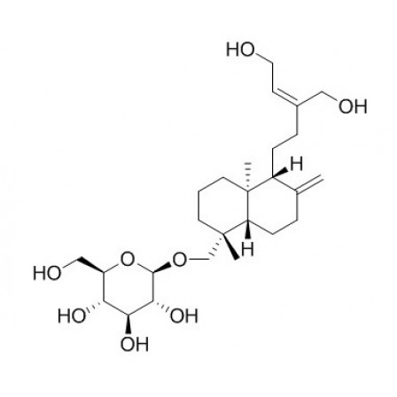 Ent-Labda-8(17),13Z-diene-15,16,19-triol 19-O-glucoside
