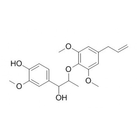 1-(3,4-dimethoxyphenyl)-2-(4-allly-2,6-dimethoxyphenoxy)propan-1-ol 1-(3,4-dimethoxyphenyl)-2-(4-allly-2,6-dimethoxyphenoxy)propan-1-ol