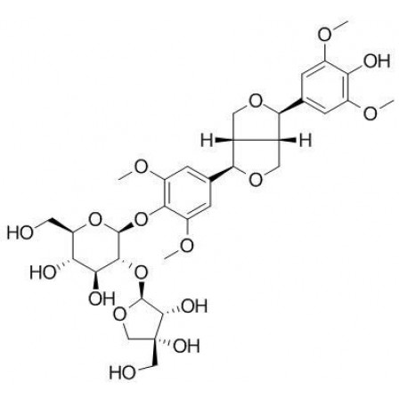 (-)-Syringaresnol-4-O-beta-D-apiofuranosyl-(1->2)-beta-D-glucopyranoside